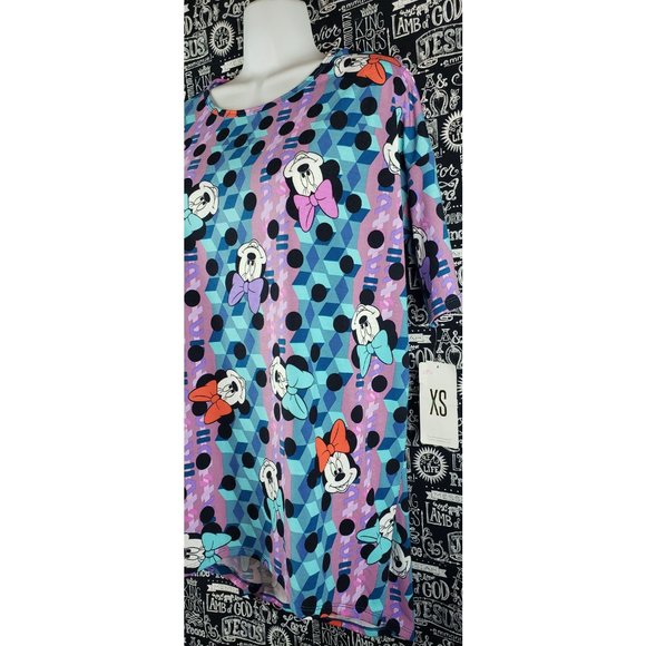 LuLaRoe Micky Mouse Top Sz XS NWT - Picture 3 of 8
